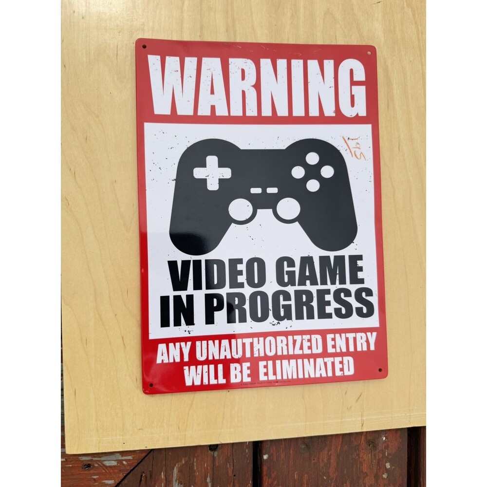 Video Game Metal Sign - Picture 2 of 6